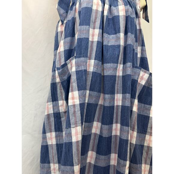 NWT - Maternity HATCH The Alexia Dress in Blueberry Plaid - Picture 7 of 16